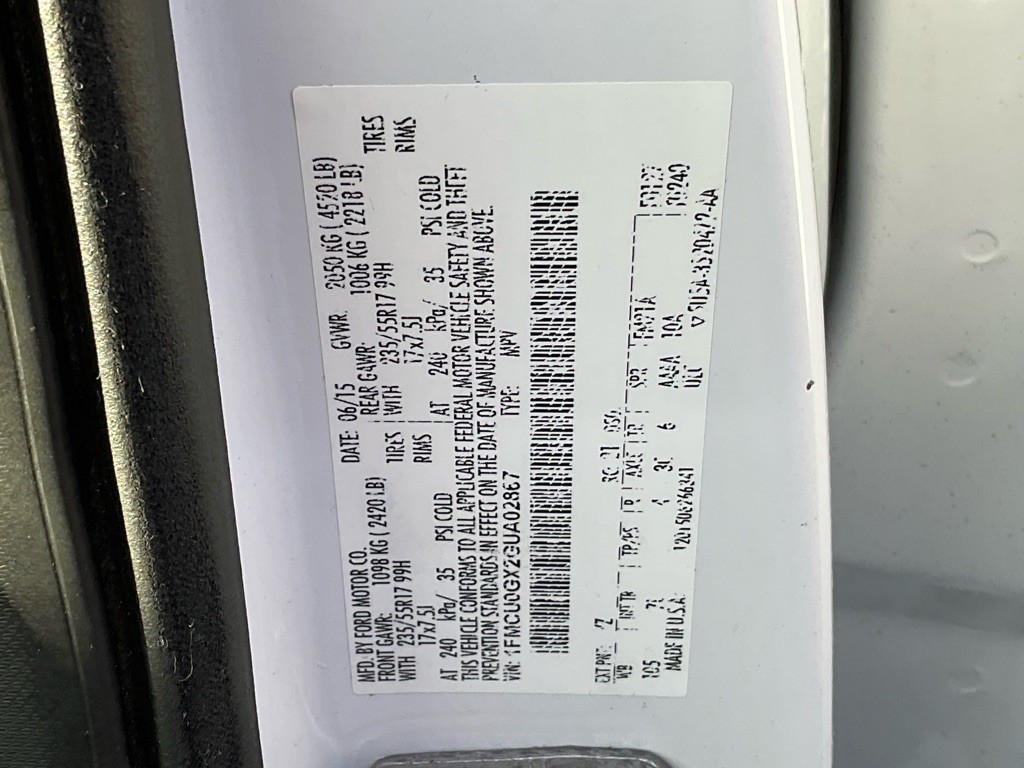 2016 Ford Escape Image 44