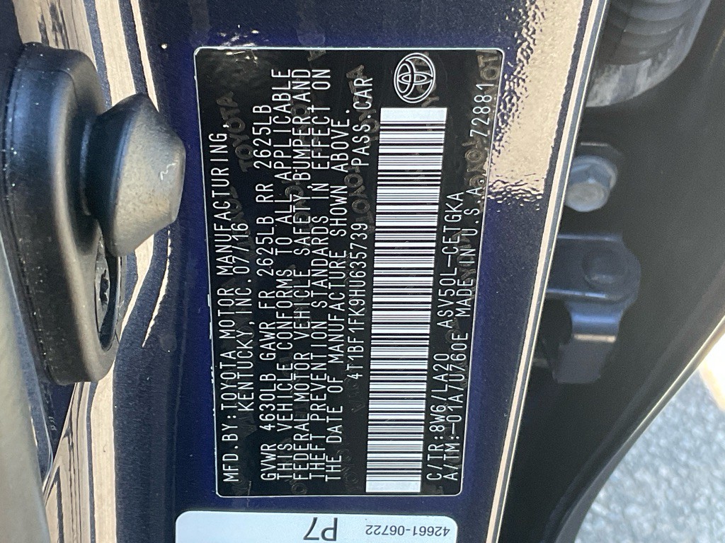 2017 Toyota Camry Image 48