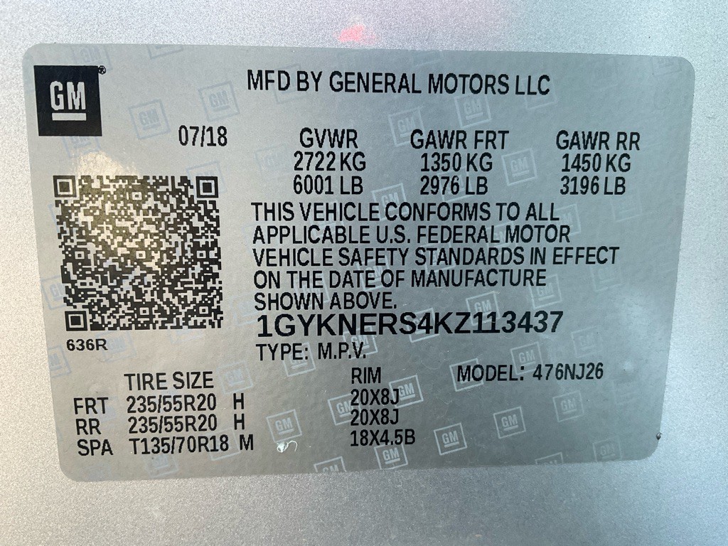 2019 Cadillac XT5 Image 49