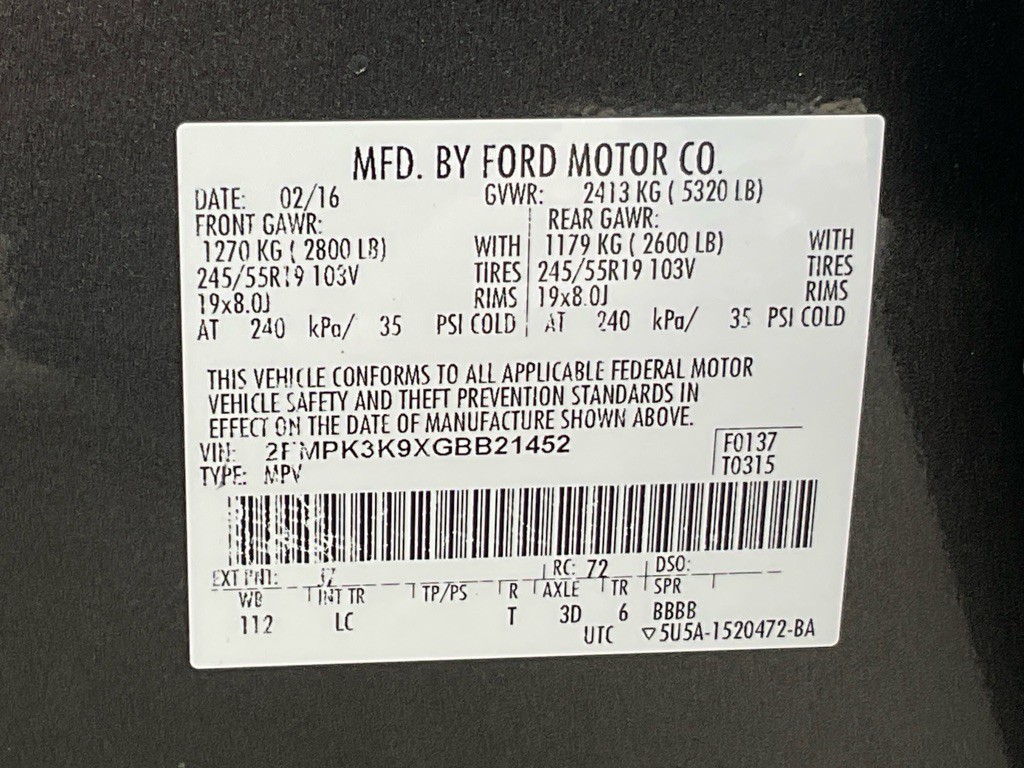 2016 Ford Edge Image 49