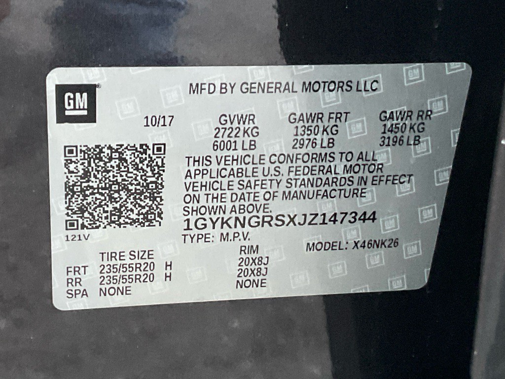 2018 Cadillac XT5 Image 53