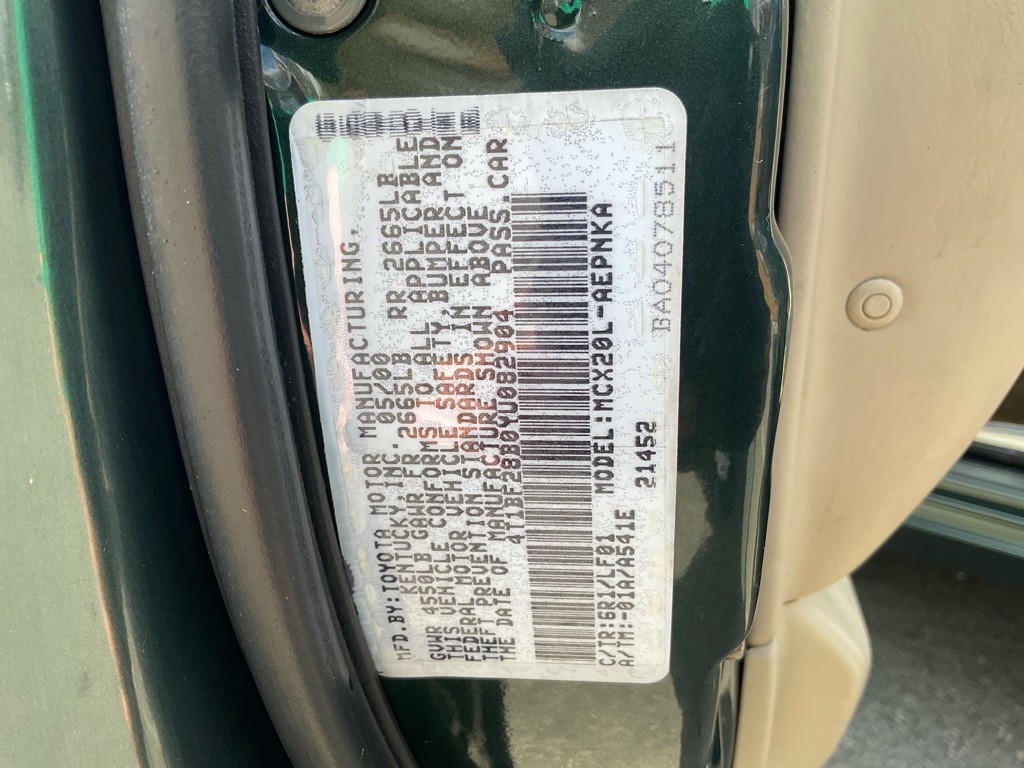 2000 Toyota Avalon Image 44