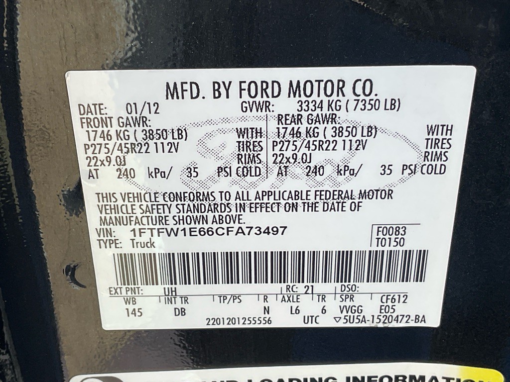 2012 Ford F-150 Image 50