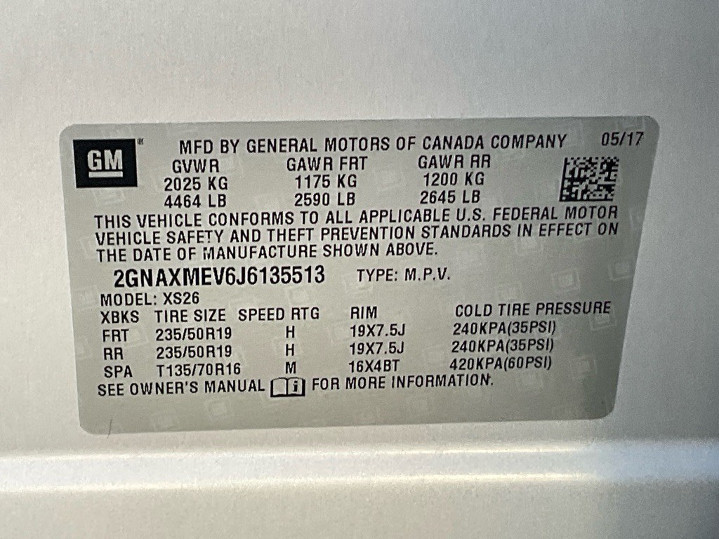 2018 Chevrolet Equinox Image 51