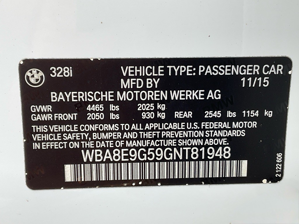 2016 BMW 3 Series Image 44