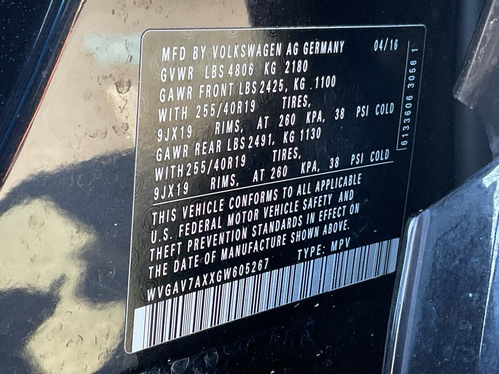 2016 Volkswagen Tiguan Image 47