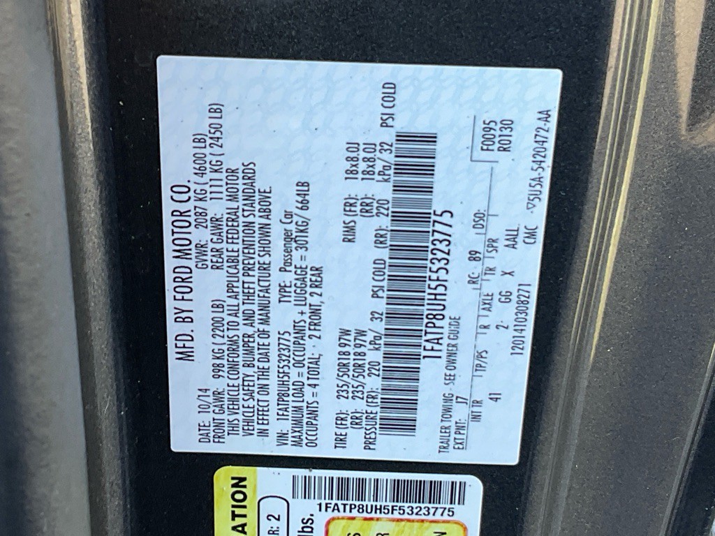 2015 Ford Mustang Image 39