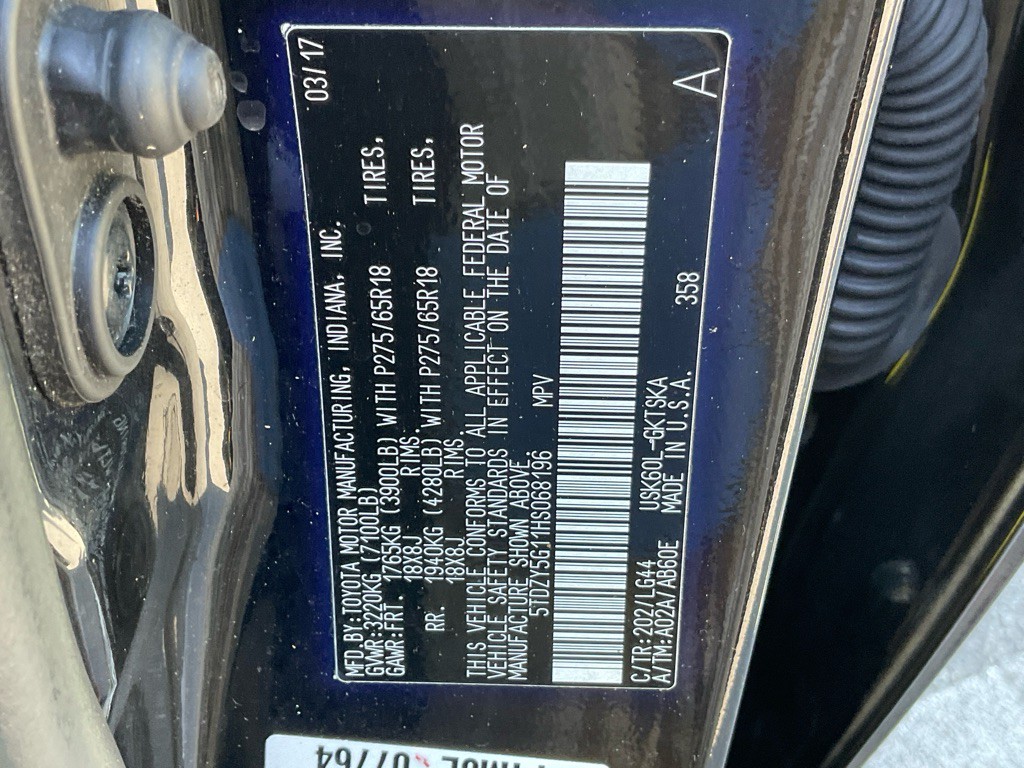 2017 Toyota Sequoia Image 52