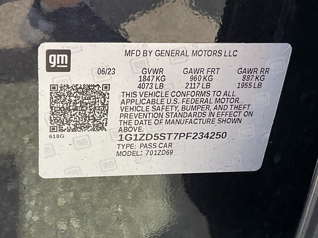 2023 Chevrolet Malibu Image 47