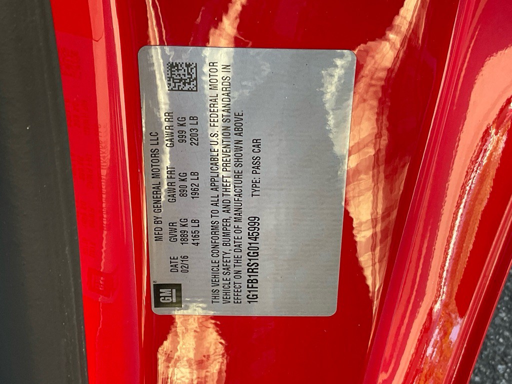 2016 Chevrolet Camaro Image 37