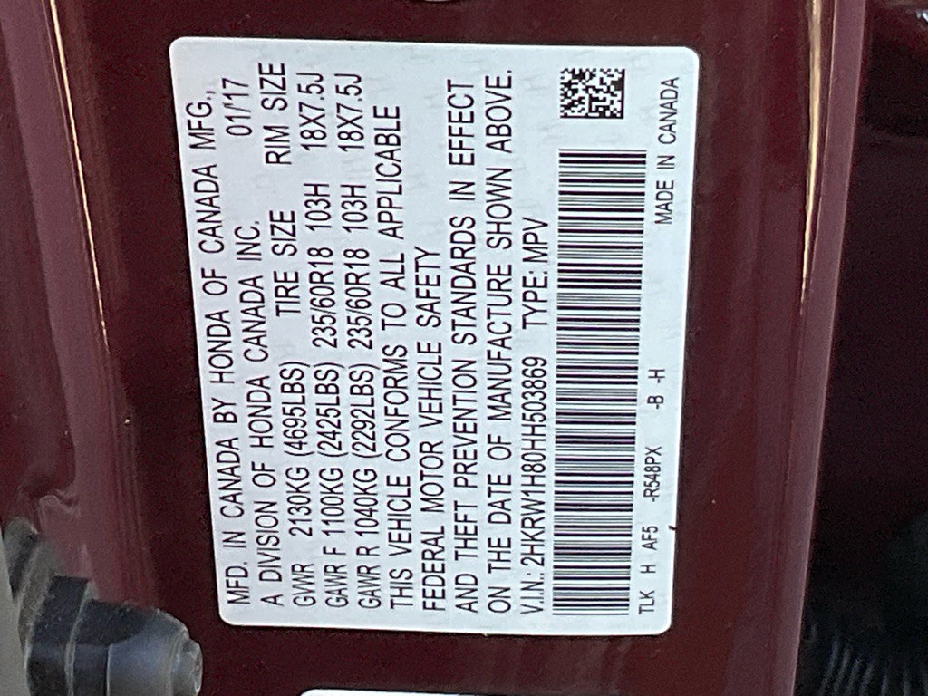 2017 Honda CR-V Image 51