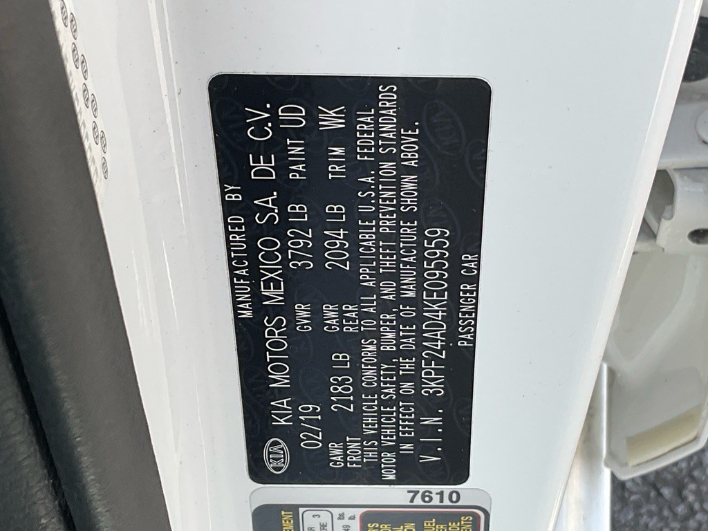 2019 Kia Forte Image 44