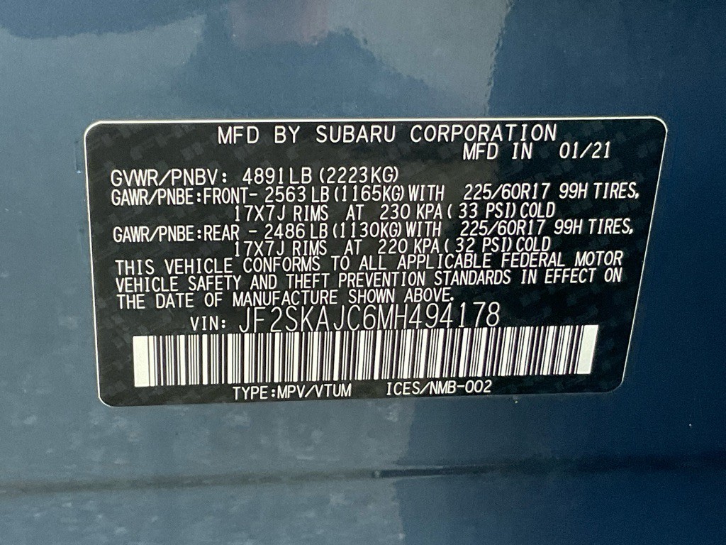 2021 Subaru Forester Image 52