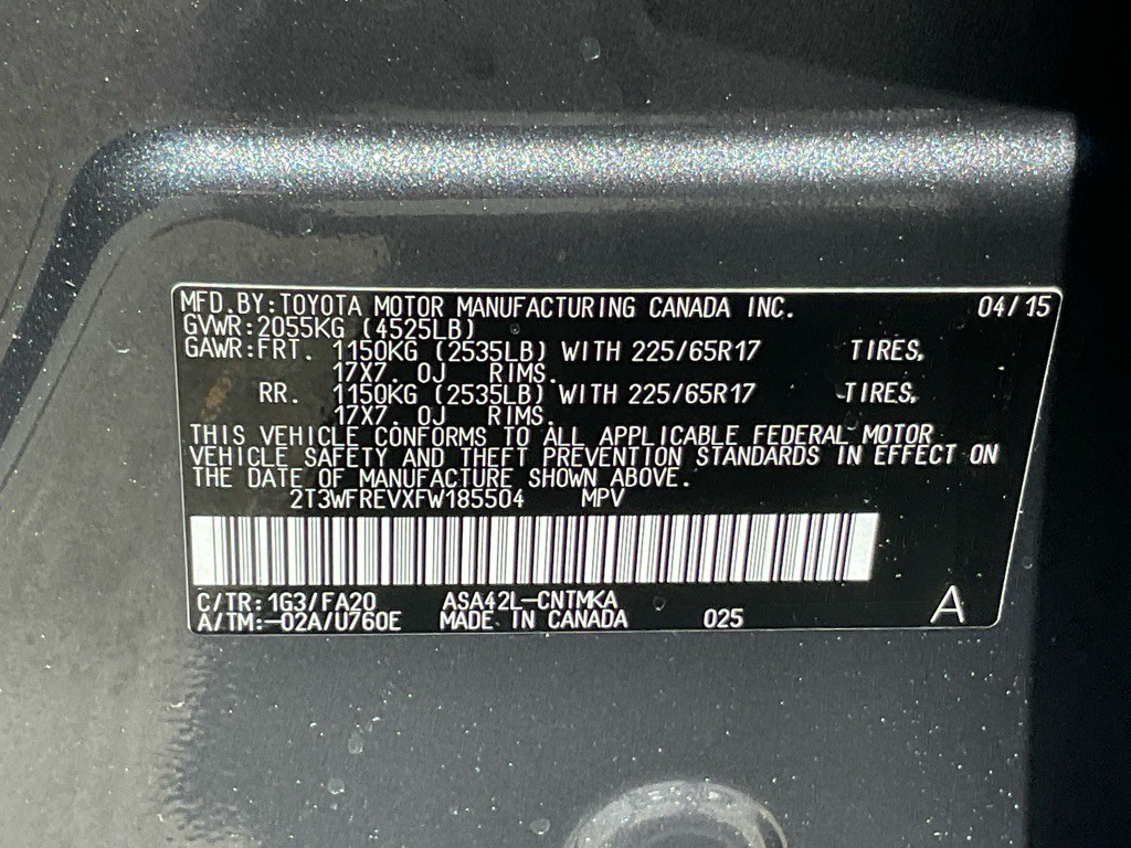 2015 Toyota Rav4 Image 48