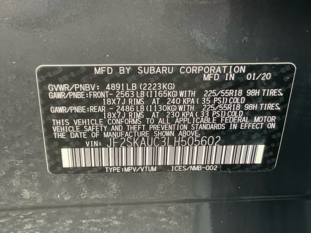 2020 Subaru Forester Image 55
