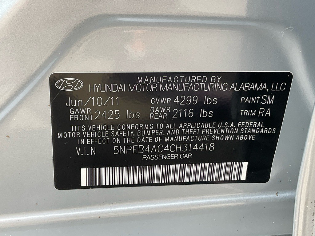 2012 Hyundai Sonata Image 43