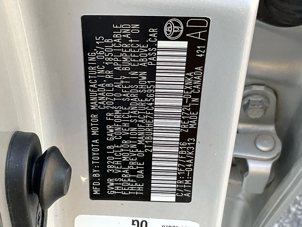 2015 Toyota Corolla Image 45