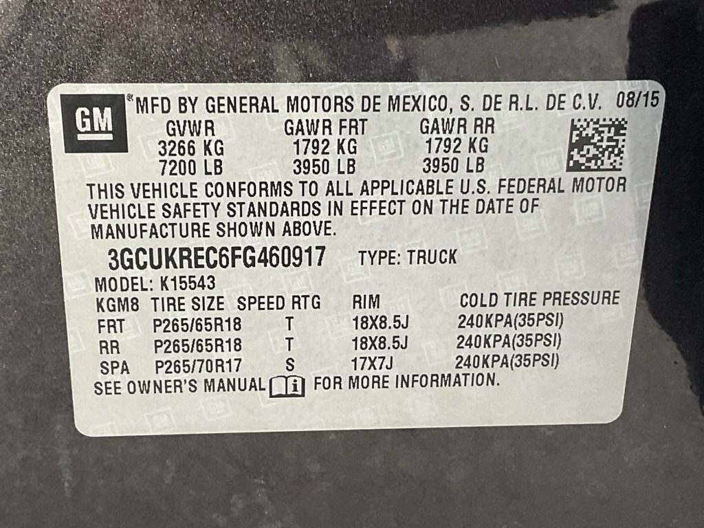 2015 Chevrolet Silverado 1500 Image 50