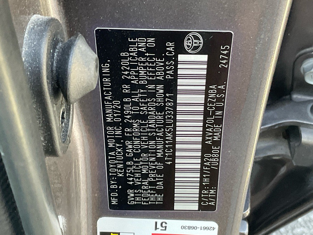 2020 Toyota Camry Image 44