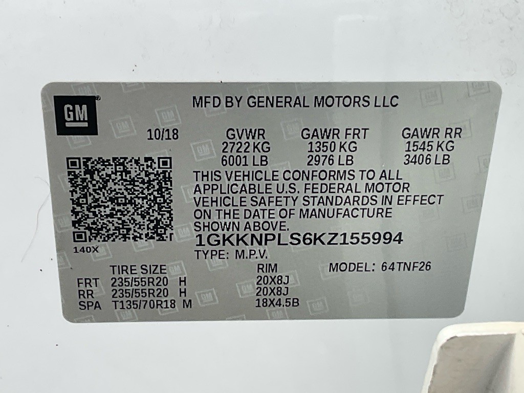 2019 GMC Acadia Image 56