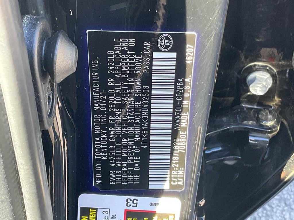 2021 Toyota Camry Image 48