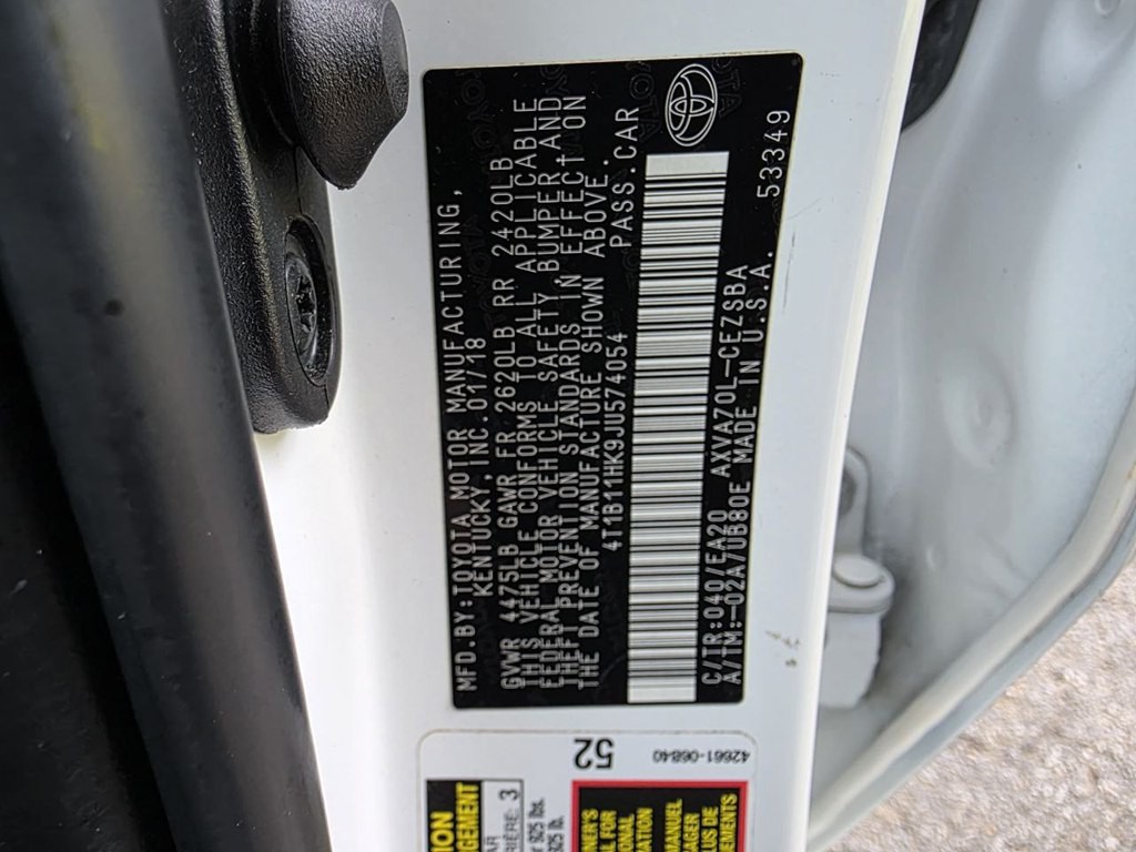 2018 Toyota Camry Image 30