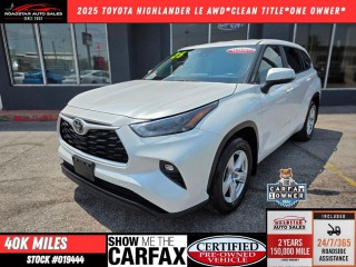 Image for 2025 Toyota Highlander LE ID: 7584050