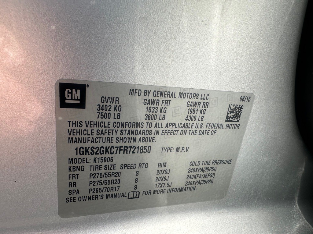 2015 GMC Yukon Image 28