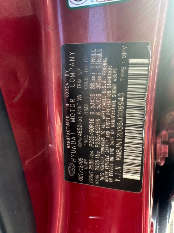 2006 Hyundai Tucson Image 27