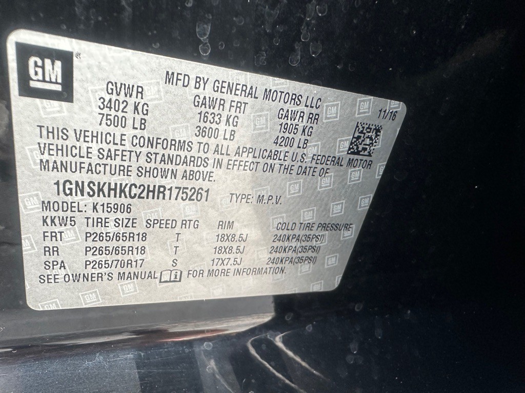 2017 Chevrolet Suburban Image 29