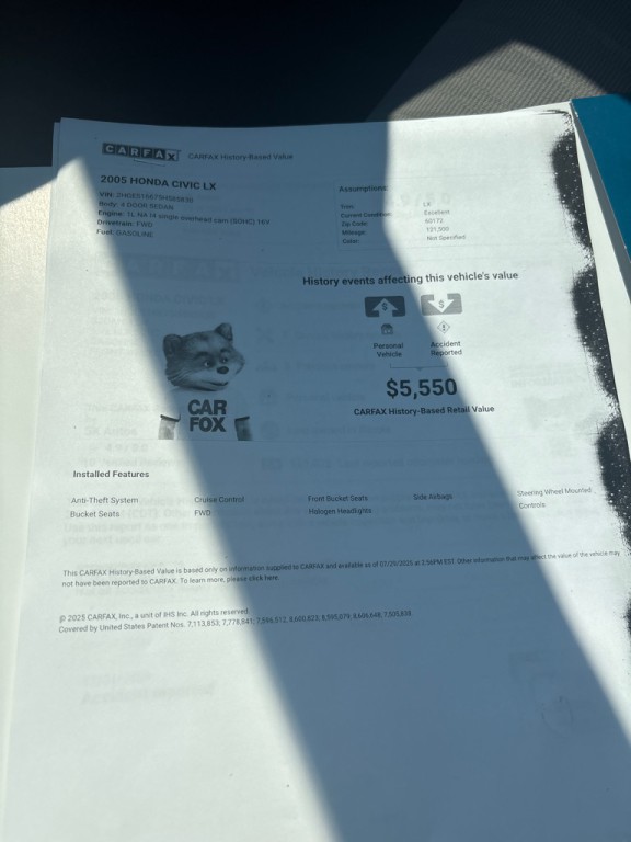 2005 Honda Civic Image 21