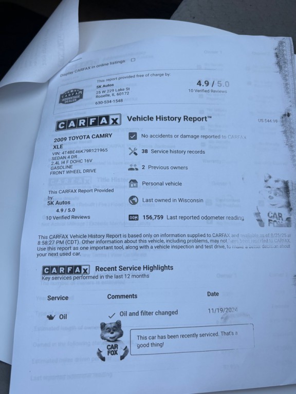 2009 Toyota Camry Image 23