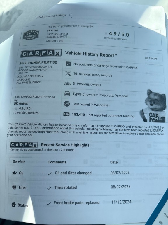 2008 Honda Pilot Image 32