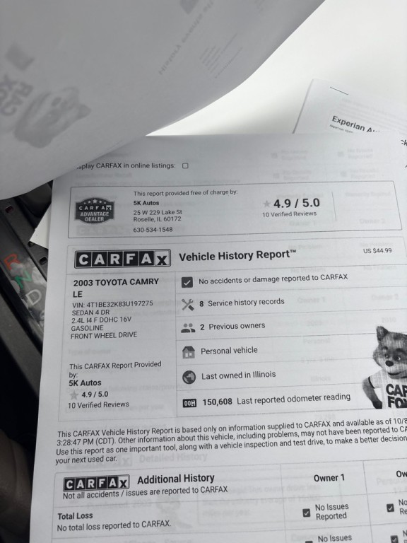 2003 Toyota Camry Image 19
