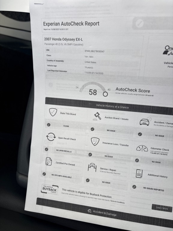 2007 Honda Odyssey Image 30
