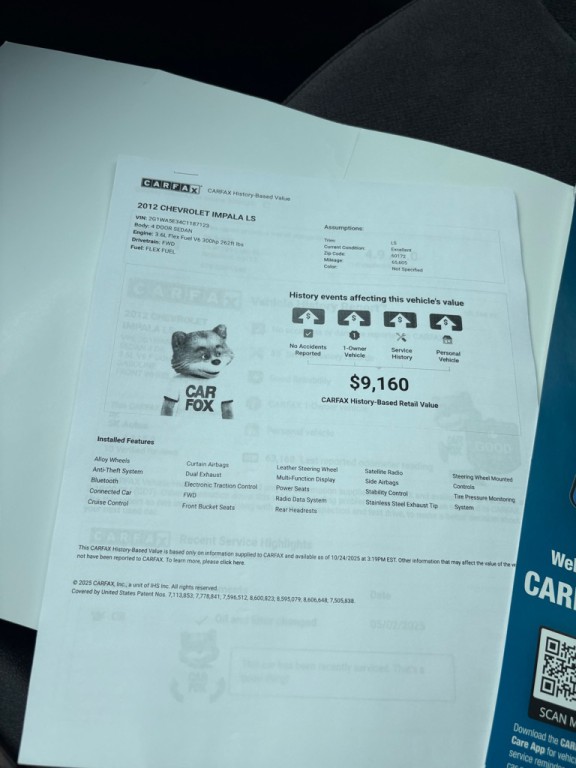 2012 Chevrolet Impala Image 24