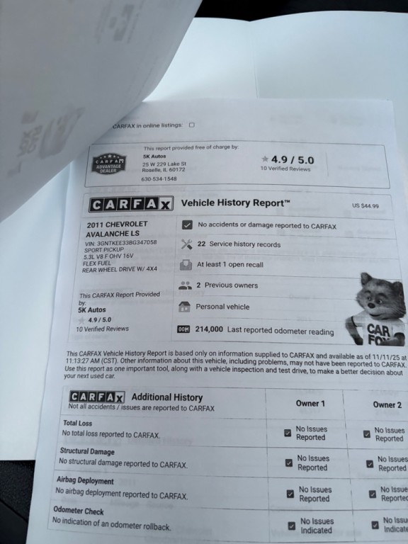 2011 Chevrolet Avalanche Image 24