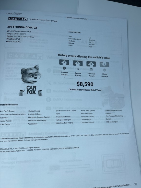 2014 Honda Civic Image 22