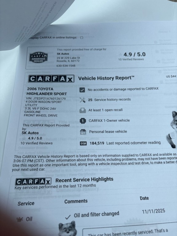 2006 Toyota Highlander Image 27