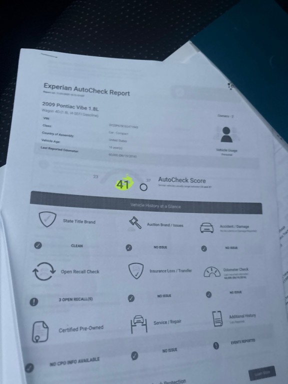 2009 Pontiac Vibe Image 23