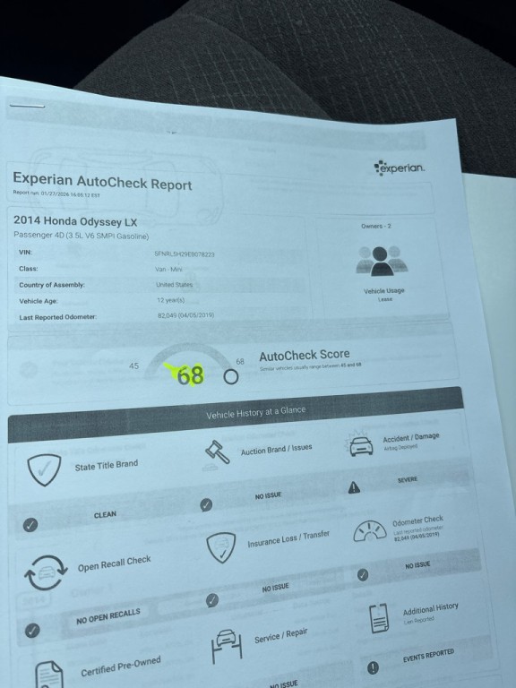 2014 Honda Odyssey Image 28