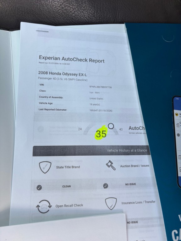 2008 Honda Odyssey Image 28