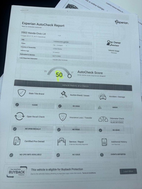 2002 Honda Civic Image 21