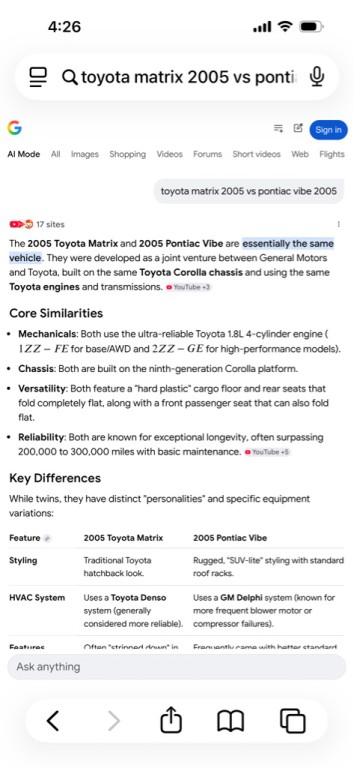 2004 Pontiac Vibe Image 28