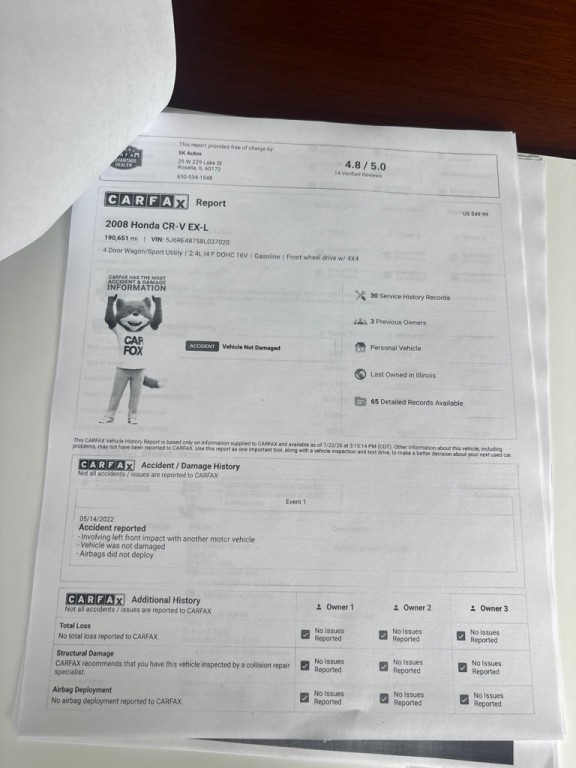 2008 Honda CR-V Image 31