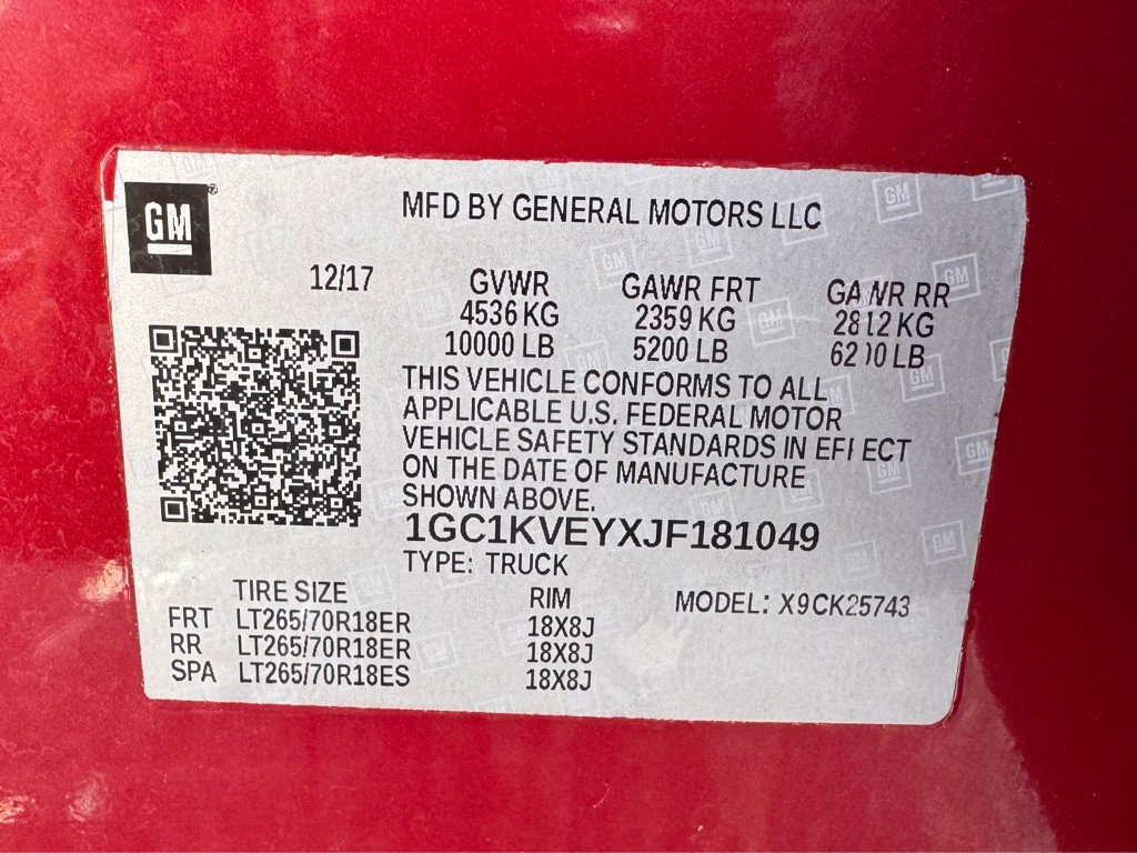 2018 Chevrolet Silverado 1500 Image 19