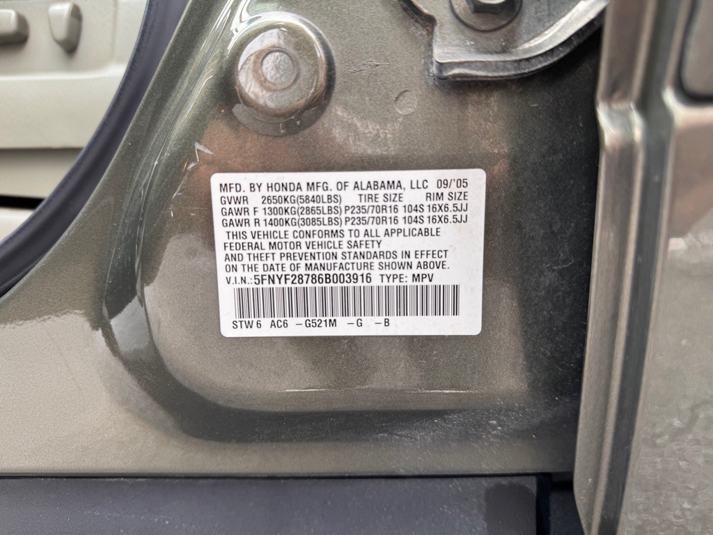 2006 Honda Pilot Image 23