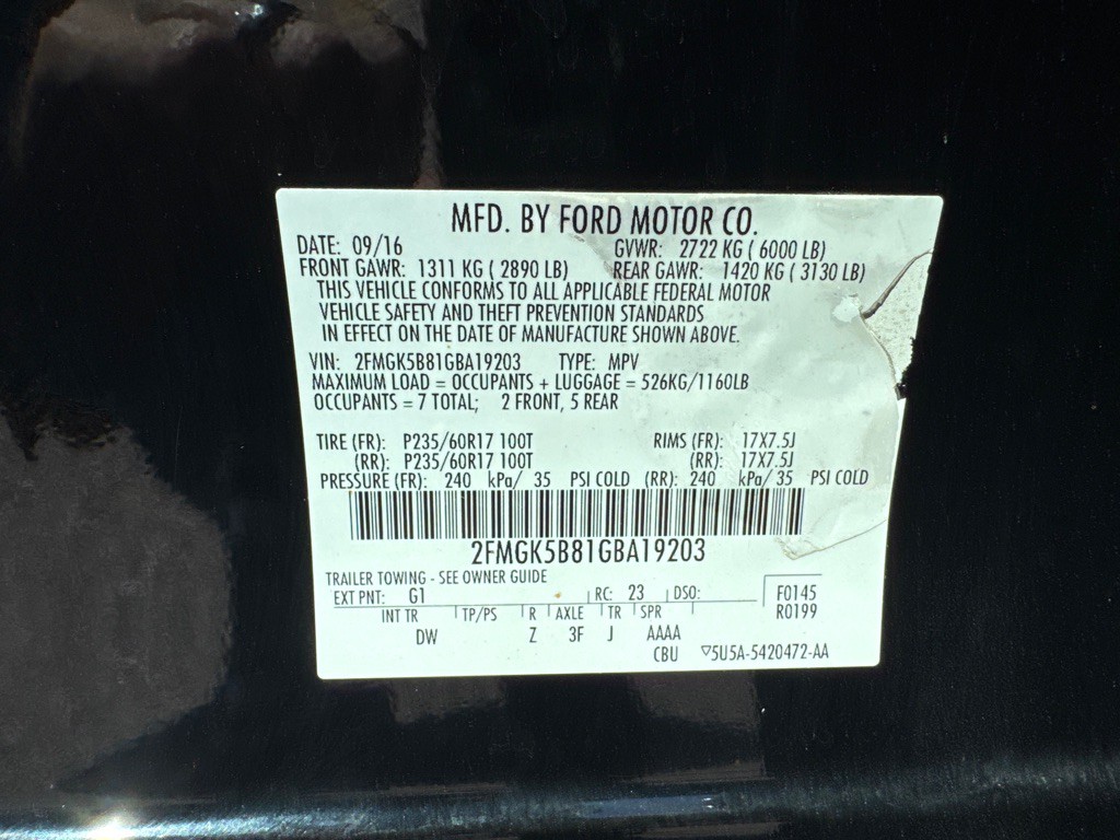 2016 Ford Flex Image 25