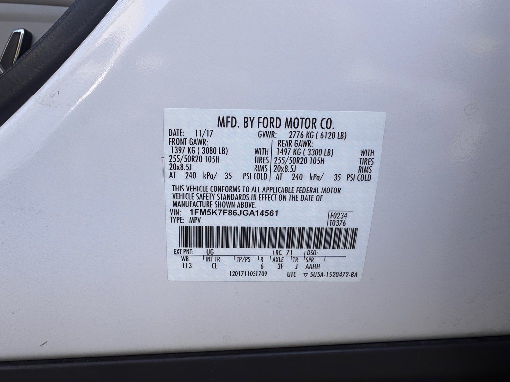 2018 Ford Explorer Image 59