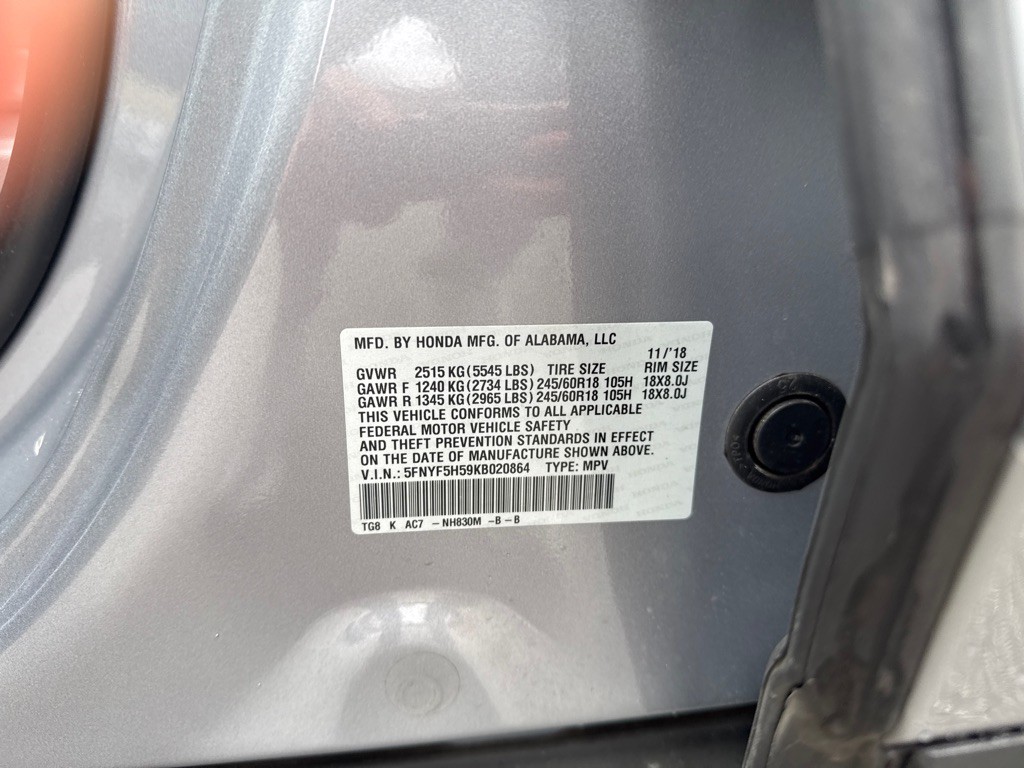 2019 Honda Pilot Image 27